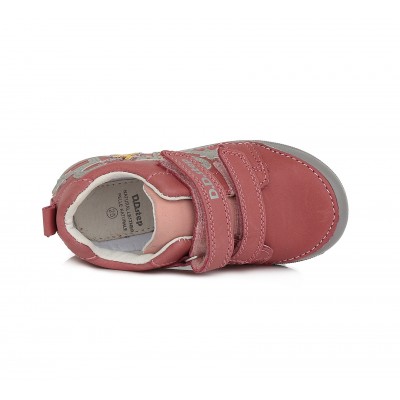 D.D. step dievčenská detská celokožená obuv 068-672 Raspberry